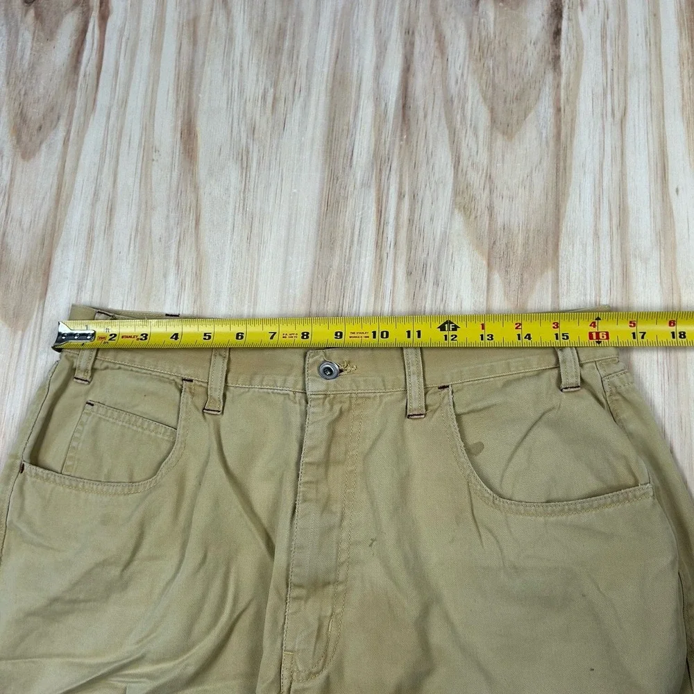 VTG Levi's Silvertab Shorts Men‎ FITS 32Mustard Yellow Thrashed Distress Worn